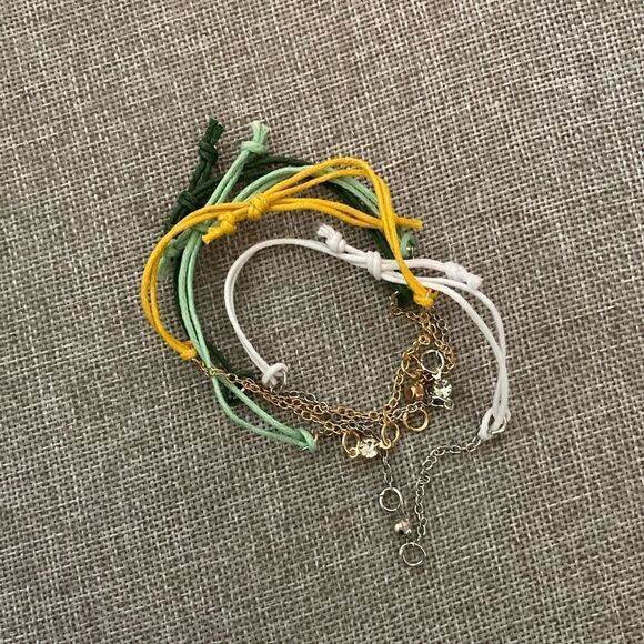 Layered Rhinestone Rope Bracelet - Picture 2 of 4